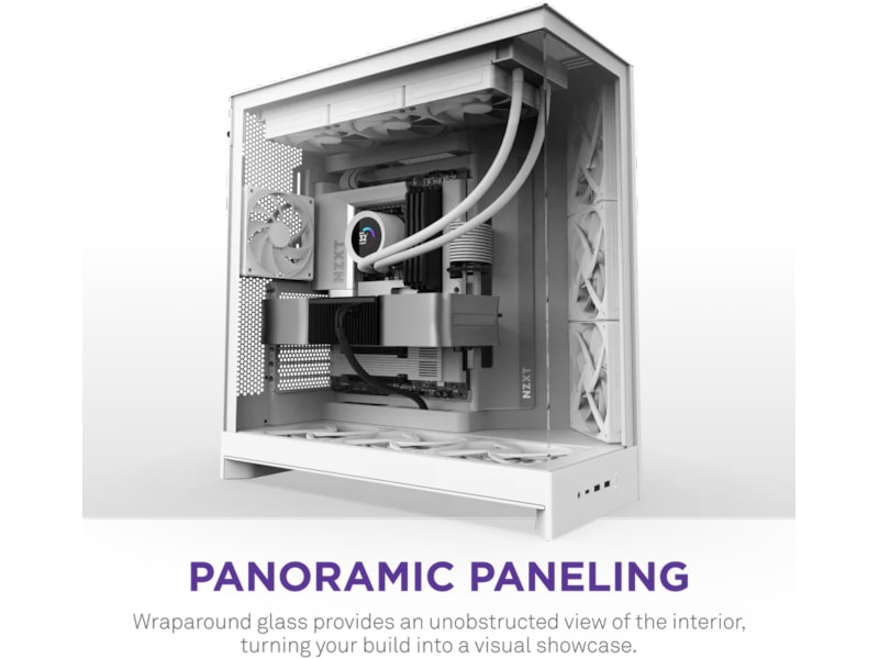 NZXT H9 Flow Mid Tower (hvidt) Midi Tower