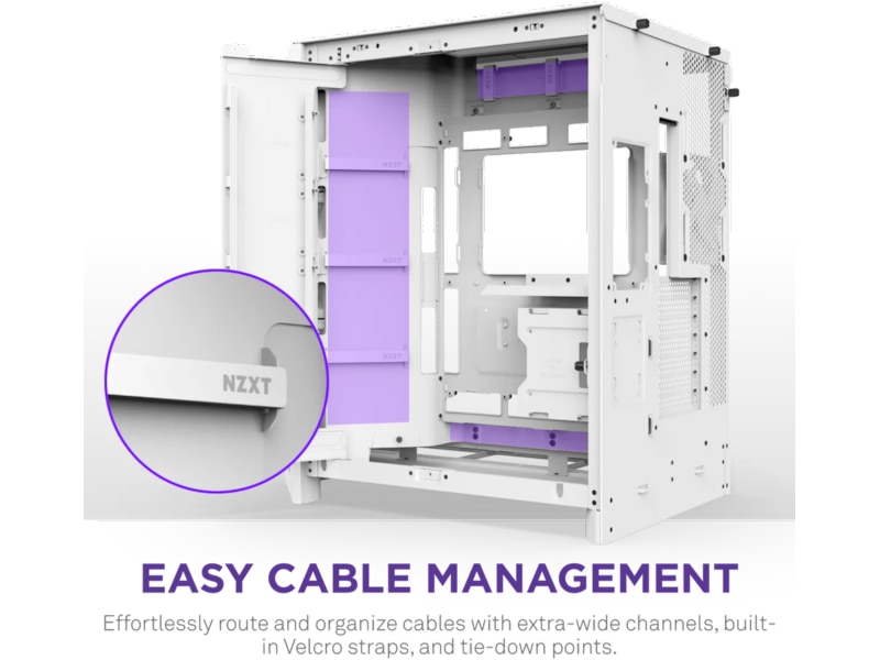 NZXT H9 Flow Mid Tower (hvidt) Midi Tower
