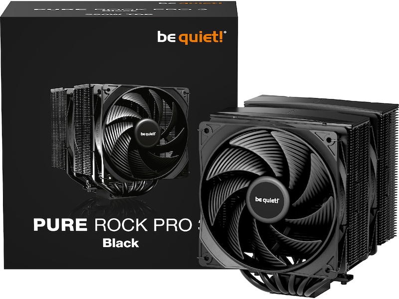 be quiet! Pure Rock Pro 3 Black CPU Køler CPU - Luftkøling
