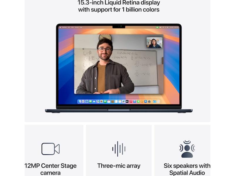 MacBook Air 15" (2025) 512GB (midnat) PC - Bærbar / laptop