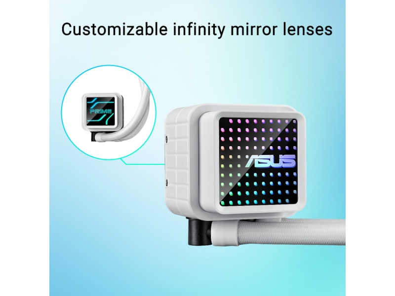 Asus Prime LC 360 ARGB Køler (hvid) CPU - Vandkøling