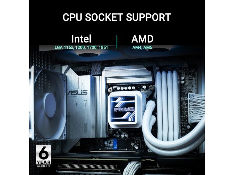 Asus Prime LC 360 ARGB Køler (hvid) CPU - Vandkøling