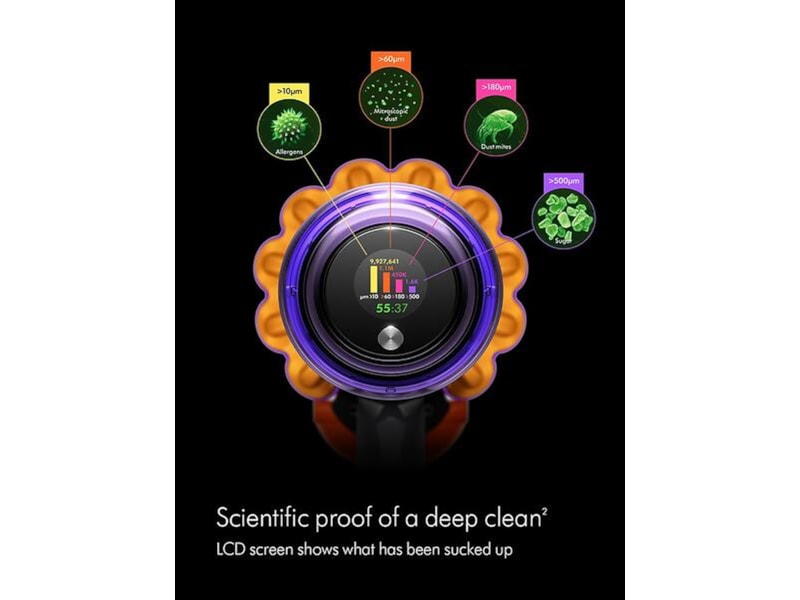 Dyson V12 Detect Slim Absolute trådløs støvsuger Ledningsfrie støvsugere