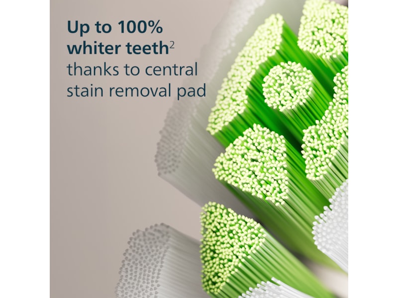 Philips Sonicare W2 Optimal White tandbørstehoveder (4 pack, hvid) Tandbørstehoveder