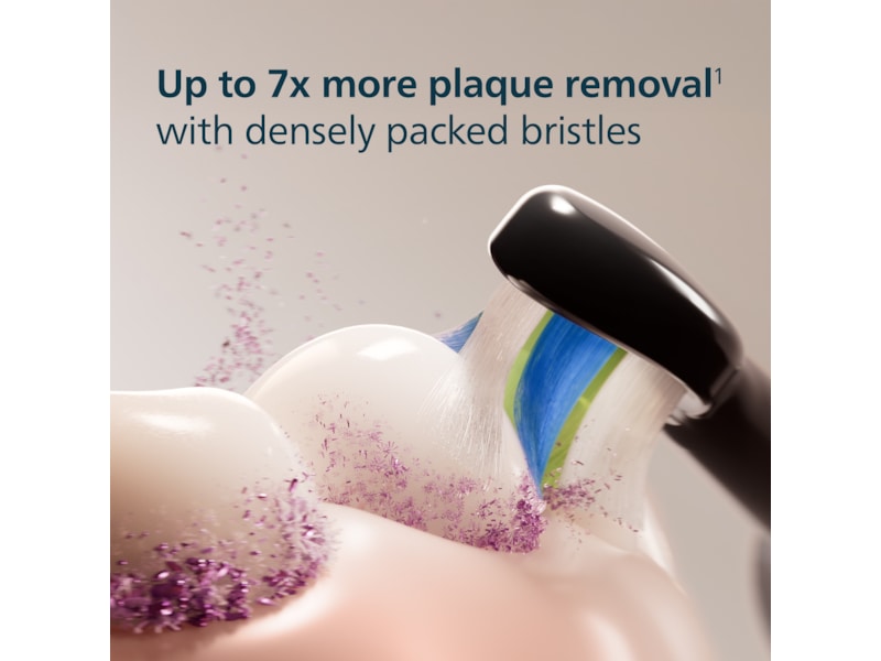 Philips Sonicare W2 Optimal White tandbørstehoveder (4 pack, sort) Tandbørstehoveder