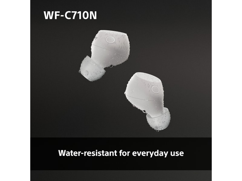 Sony WF-C710N Trådløse høretelefoner, Earbuds med mikrofon (hvid) In-ear høretelefoner