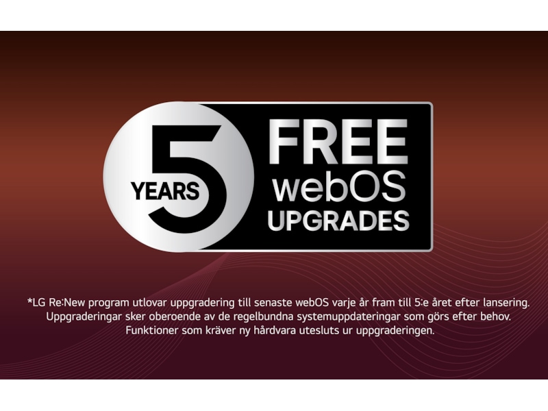 LG 97" M5 AI 4K OLED Smart TV (2025) Over 80 tommer TV