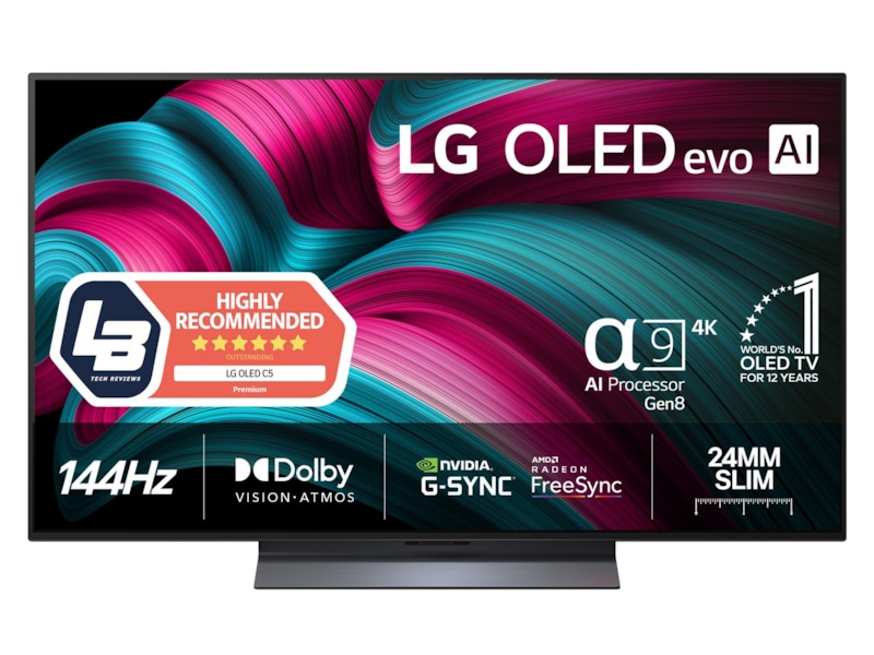 LG 48" C5 AI 4K OLED Smart TV (2025) 20 - 49 tommer TV