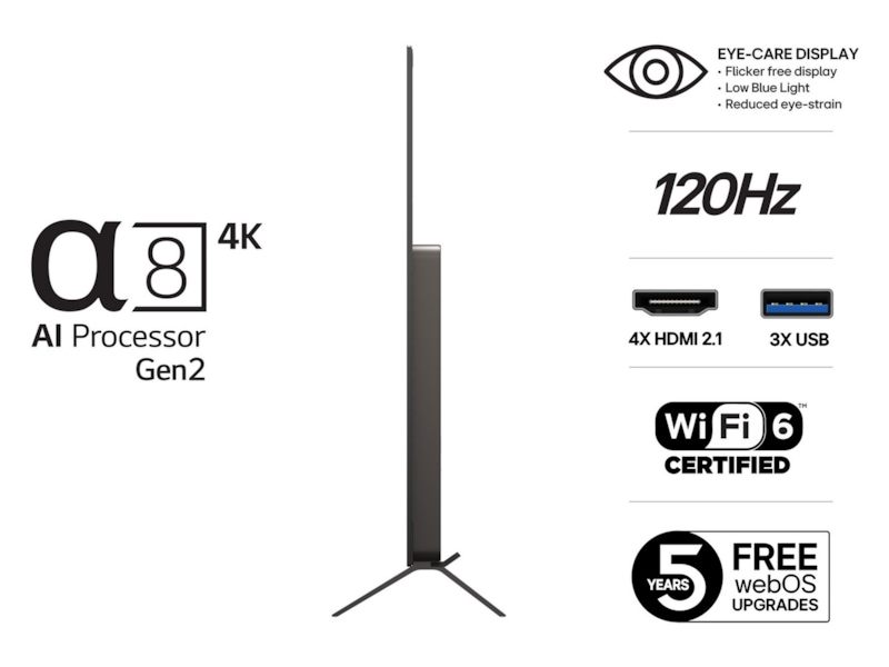 LG 48" B5 AI 4K OLED Smart TV (2025) 20 - 49 tommer TV