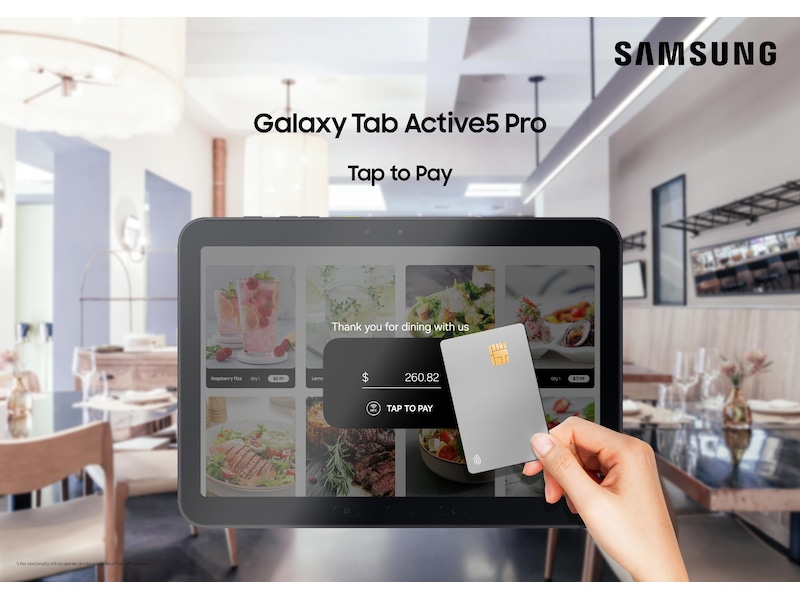 Galaxy Tab Active5 Pro 5G 256GB - Enterprise (sort) Tablets