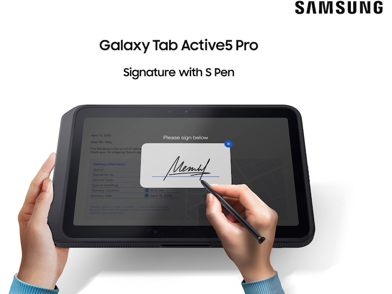 Galaxy Tab Active5 Pro 5G 256GB - Enterprise (sort) Tablets