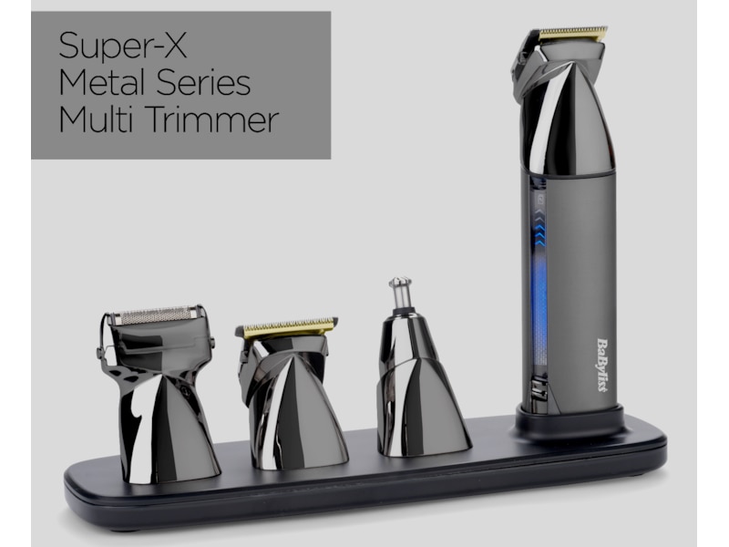 BaByliss Super X Metal 15-i-1 trådløs multitrimmer (sort) Hårtrimmer