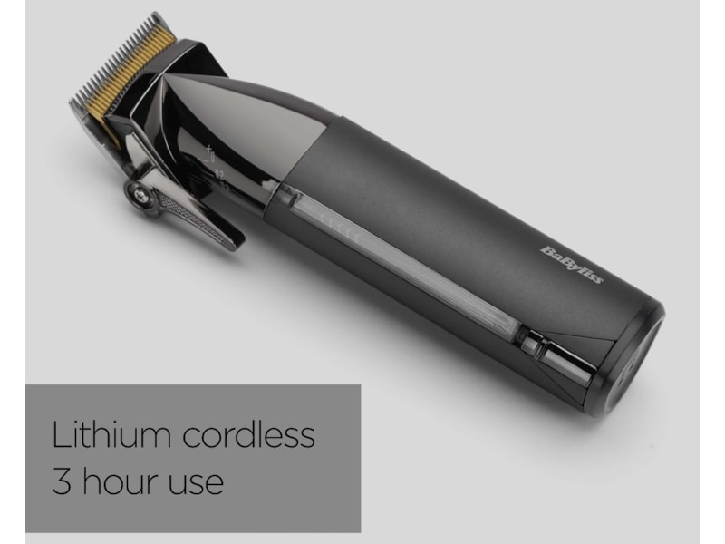 BaByliss Super X Metal Hårklipper (sort) Hårtrimmer