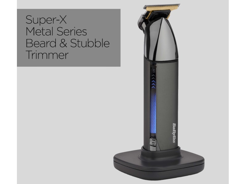 BaByliss Super X Metal Skægtrimmer (sort) Barbermaskine