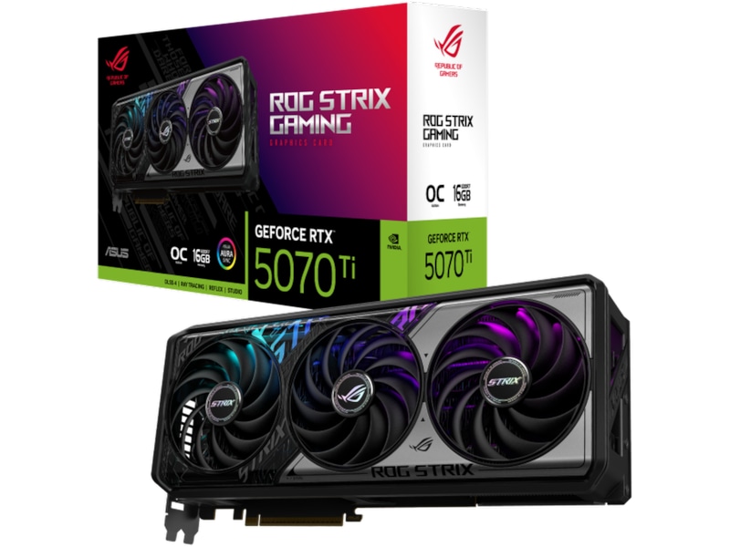 Asus ROG Strix GeForce RTX 5070 Ti OC Grafikkort