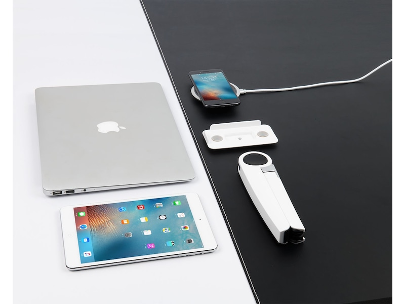 Kenson Spider tablet- og laptopstativ (hvid) Bærbar stativ