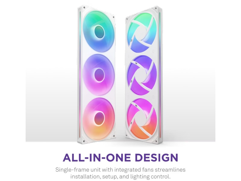 NZXT F420 RGB Core Køler (hvidt) CPU - Vandkøling