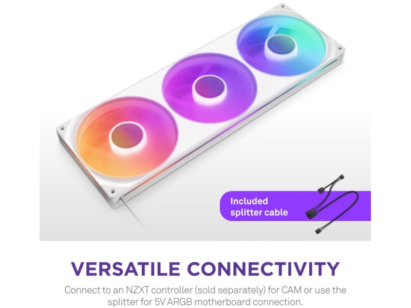 NZXT F420 RGB Core Køler (hvidt) CPU - Vandkøling