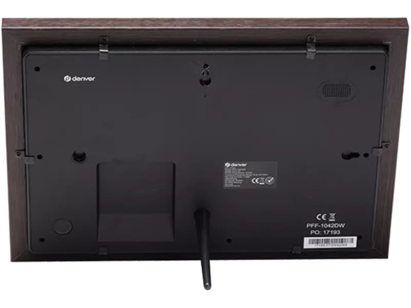 Denver PFF-1042DW 10,1" digital fotoramme (mørk eg) TV-rammer & tilbehør