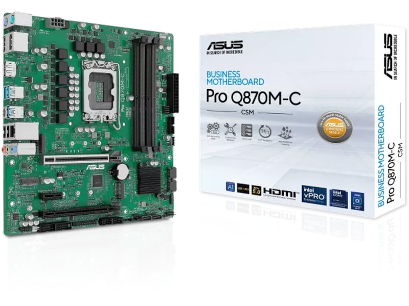 ASUS Pro Q870M-C-CSM Bundkort Intel Socket