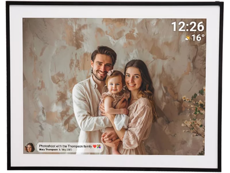 Denver PFF-1970 19" digital fotoramme (sort/hvid) TV-rammer & tilbehør