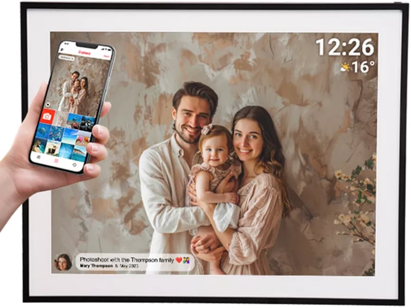 Denver PFF-1970 19" digital fotoramme (sort/hvid) TV-rammer & tilbehør