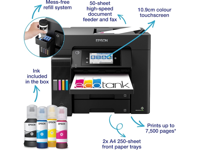 Epson EcoTank ET-5855 inkjet printer Printere