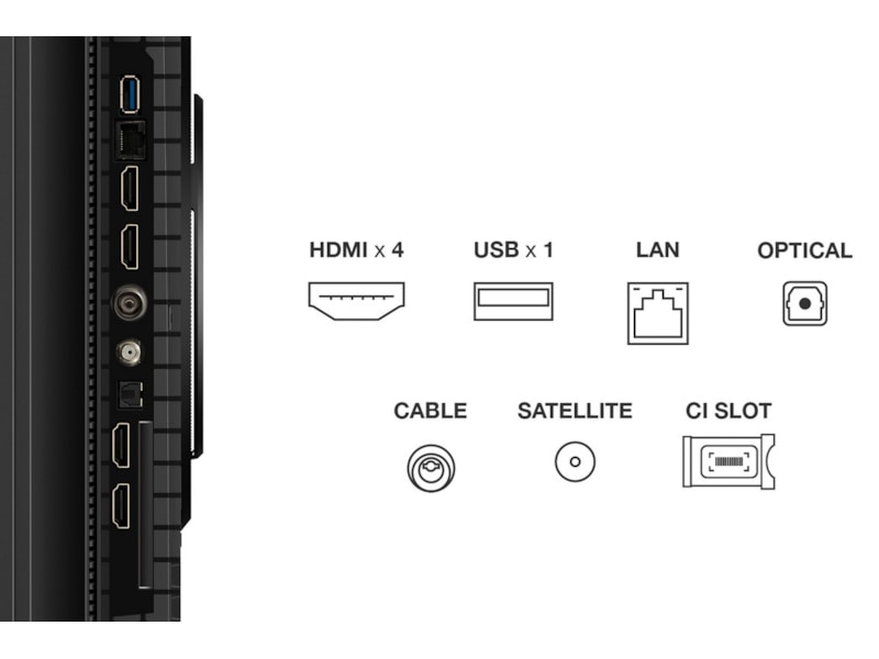 TCL 75" T8C 4K QLED Google TV (2025) 70 - 79 tommer TV