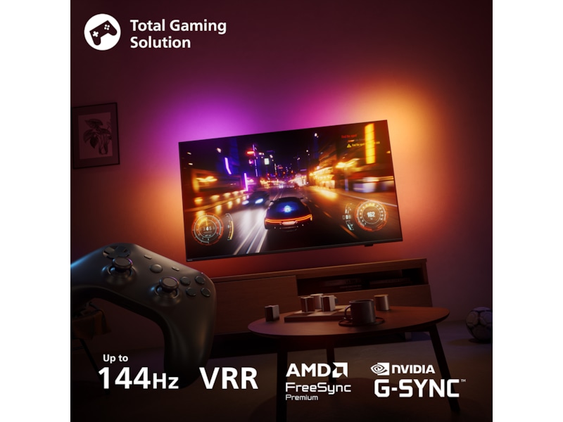 Philips 77" OLED810/12 OLED Smart Ambilight AI TV (2025) 70 - 79 tommer TV