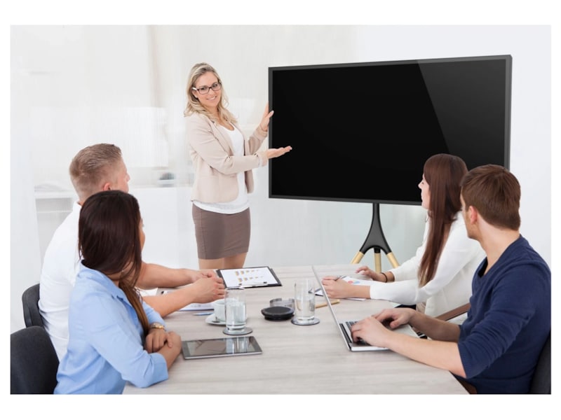 Andersson ATS Gulvstativ til TV (sort/eg) TV-ophæng & stativ