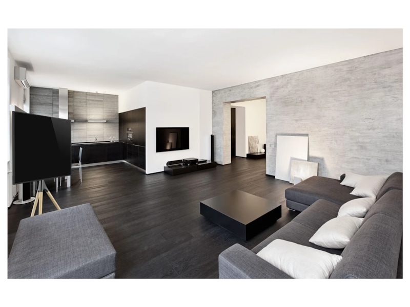 Andersson ATS Gulvstativ til TV (sort/eg) TV-ophæng & stativ