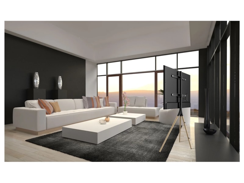 Andersson ATS Gulvstativ til TV (sort/eg) TV-ophæng & stativ