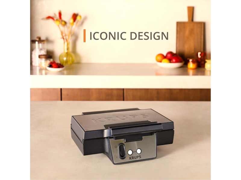 Krups FDK Iconic Sandwich Maker (stål) Toaster