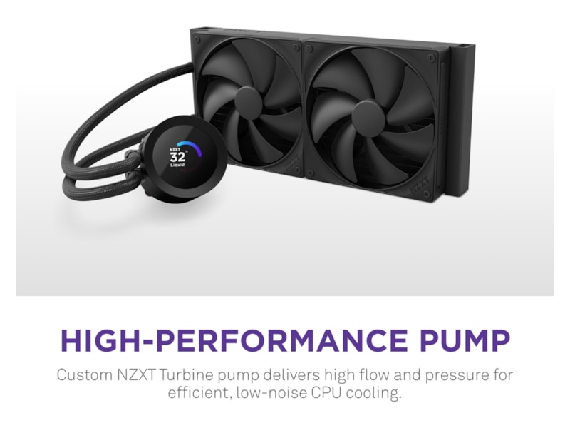 NZXT Kraken Plus 240 Køler (sort) CPU - Vandkøling