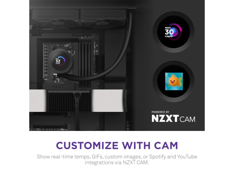 NZXT Kraken Plus 240 Køler (sort) CPU - Vandkøling