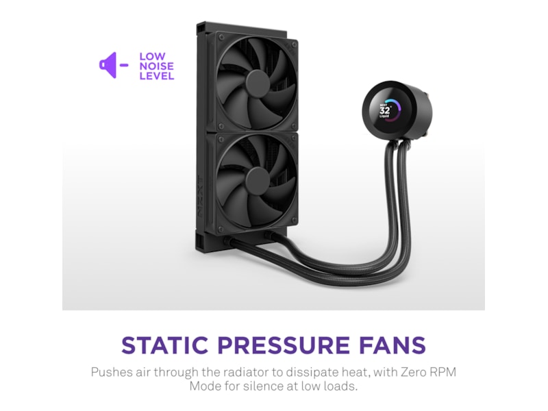 NZXT Kraken Plus 240 Køler (sort) CPU - Vandkøling