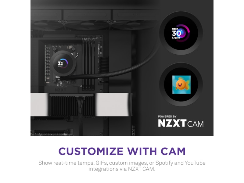 NZXT Kraken Plus 360 Køler (sort) CPU - Vandkøling