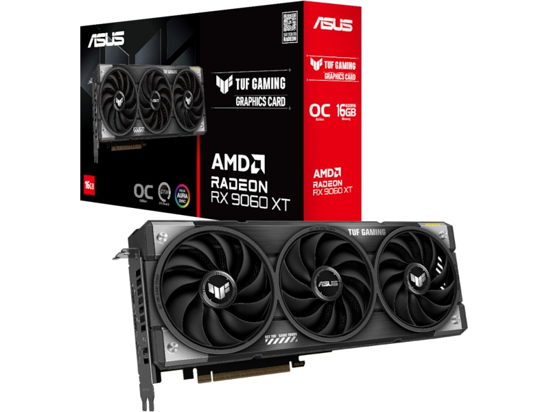 Asus TUF Gaming Radeon RX 9060 XT OC Grafikkort