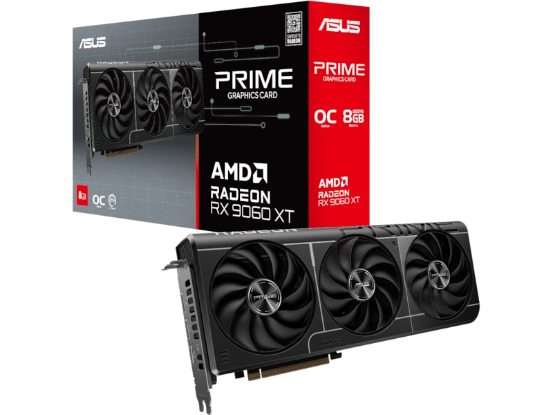 Asus Prime Radeon RX 9060 XT OC Grafikkort