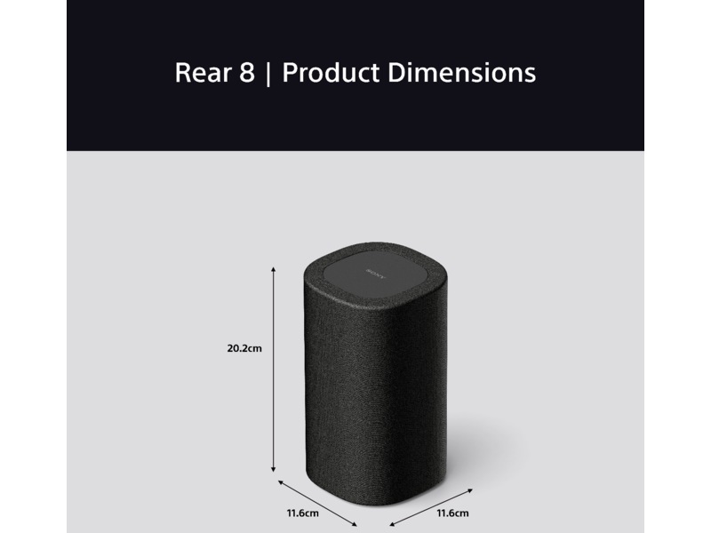 Sony BRAVIA Theatre Rear 8 højttalere Højttalere