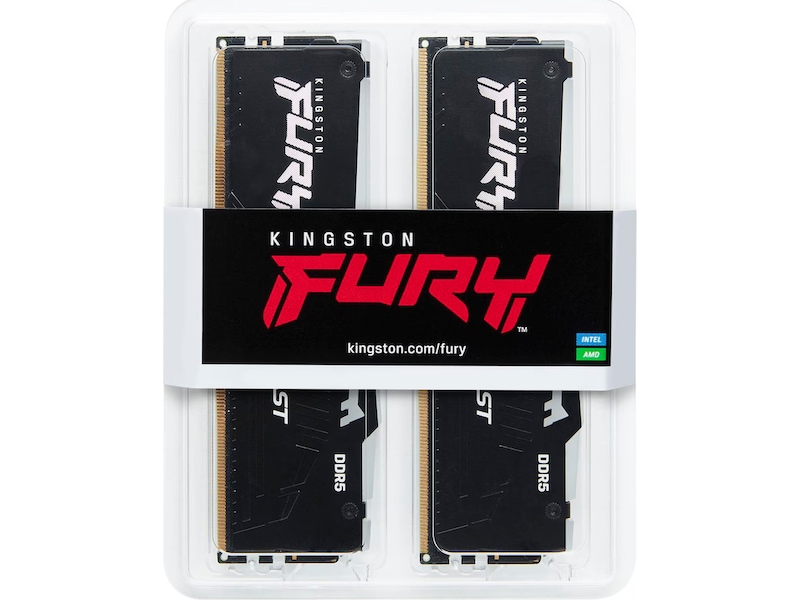Kingston Fury Beast RGB DDR5 6000 MHz 64GB Hukommelse (RAM)