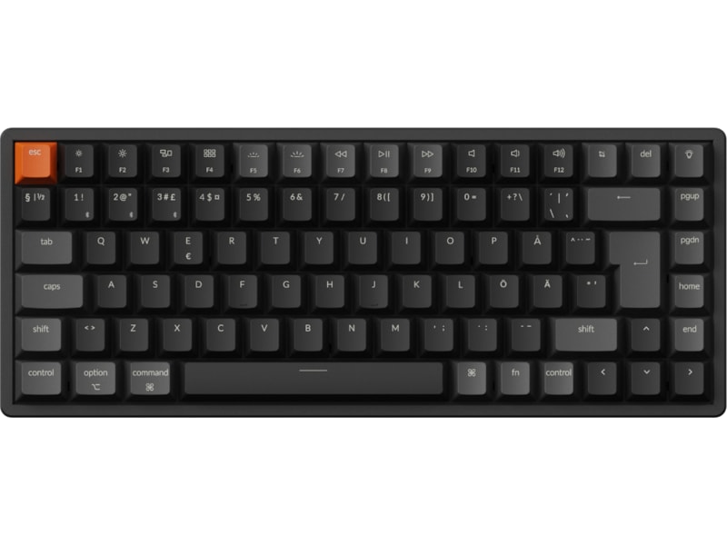 Keychron K2 V3 RGB Aluminium Hot Swap QMK Super Brown trådløst tastatur Gamingkeyboard