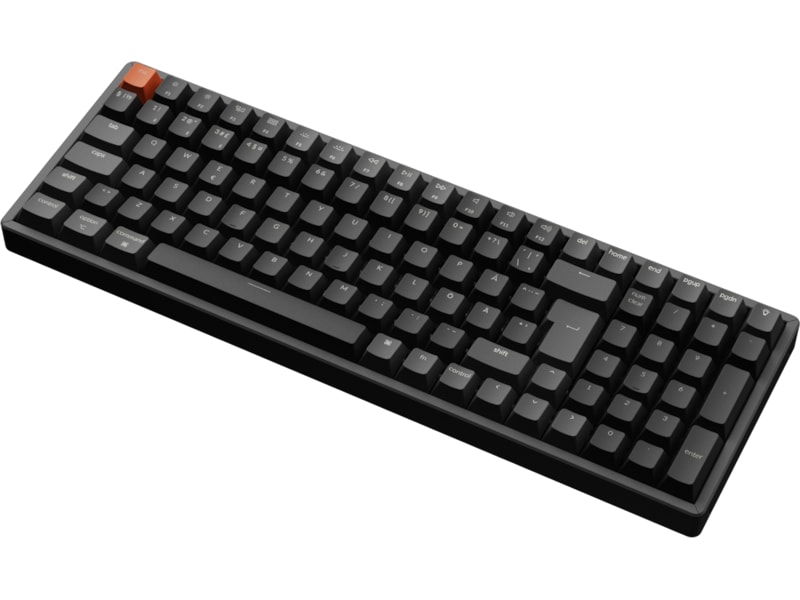 Keychron K4 V3 RGB Aluminium Hot Swap QMK Super Red Switch trådløst tastatur Gamingkeyboard