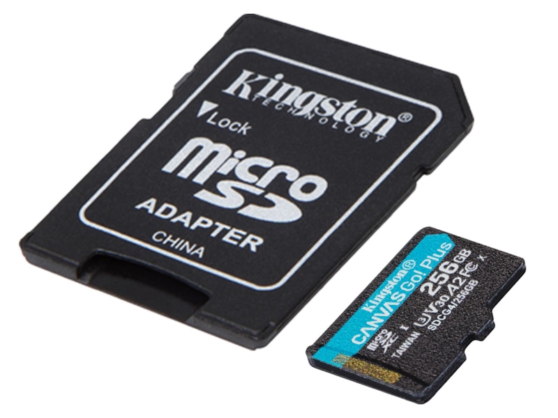 Kingston Canvas Go! Plus microSD 256GB Flash-hukommelse