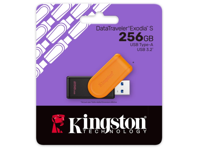 Kingston DataTraveler Exodia S USB Minnepenn 256GB USB-Hukommelse