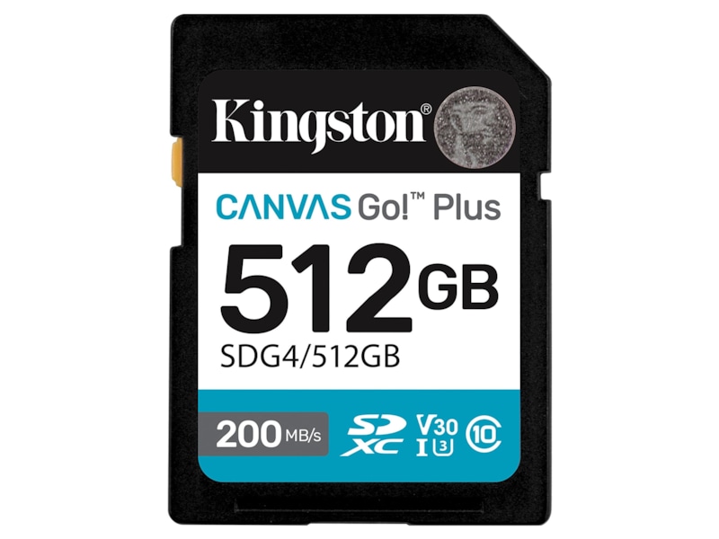 Kingston Canvas Go! Plus SDXC 512GB Flash-hukommelse