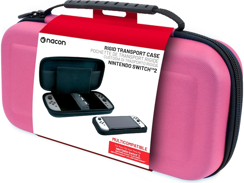 Nacon Transport Case for Nintendo Switch 2 (pink) Tilbehør til spilkonsoller