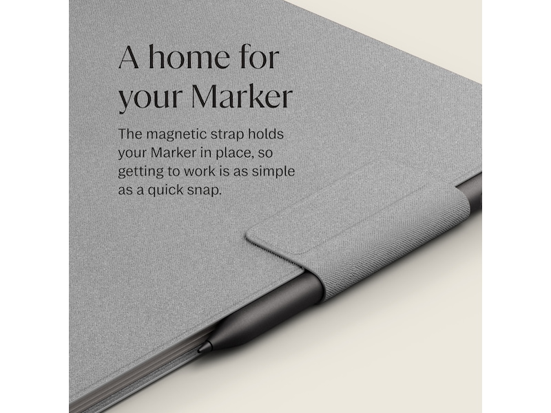 reMarkable Paper Pro Book Folio (grå) Tilbehør til digitale paper