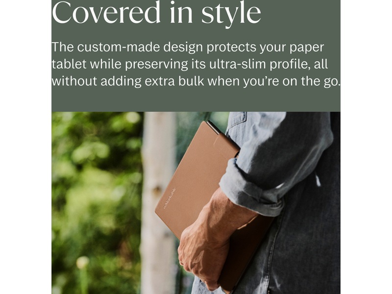 reMarkable Paper Pro Book Folio (sort) Tilbehør til digitale paper