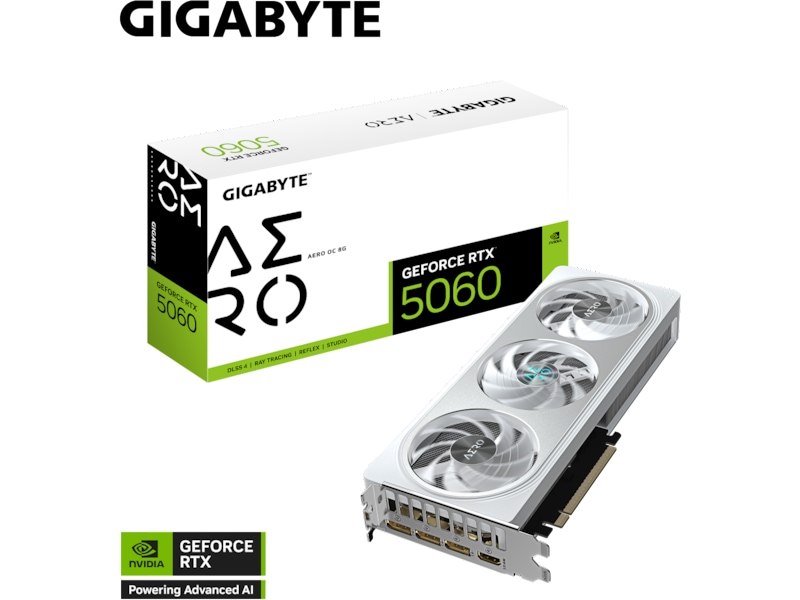 Gigabyte GeForce RTX 5060 AERO OC Grafikkort